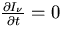 $\frac{\partial\ifmmode{I_{\nu}}\else{\hbox{$I_{\nu}$} }\fi}{\partial t} =
0$