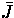 ${\bar J}$